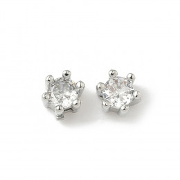 LUX Шатон Cubic Zirconia 5х4мм родий цена за 1шт LUX Шатон Cubic Zirconia 5х4мм родий цена за 1шт