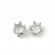 LUX Шатон Cubic Zirconia 5х4мм родий цена за 1шт LUX Шатон Cubic Zirconia 5х4мм родий цена за 1шт