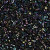 SMGE бисер Т-227 цилиндр Black Colorful 1.3мм цена за 10г  