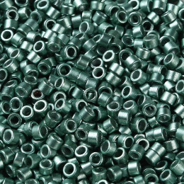 SMGE бисер Т-007 цилиндр Dark Green 2х2.5мм цена за 10г 